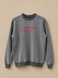 Mitch’s x Matuse x Naufrago Unisex Crewneck Sweatshirt - Faded Pepper Black