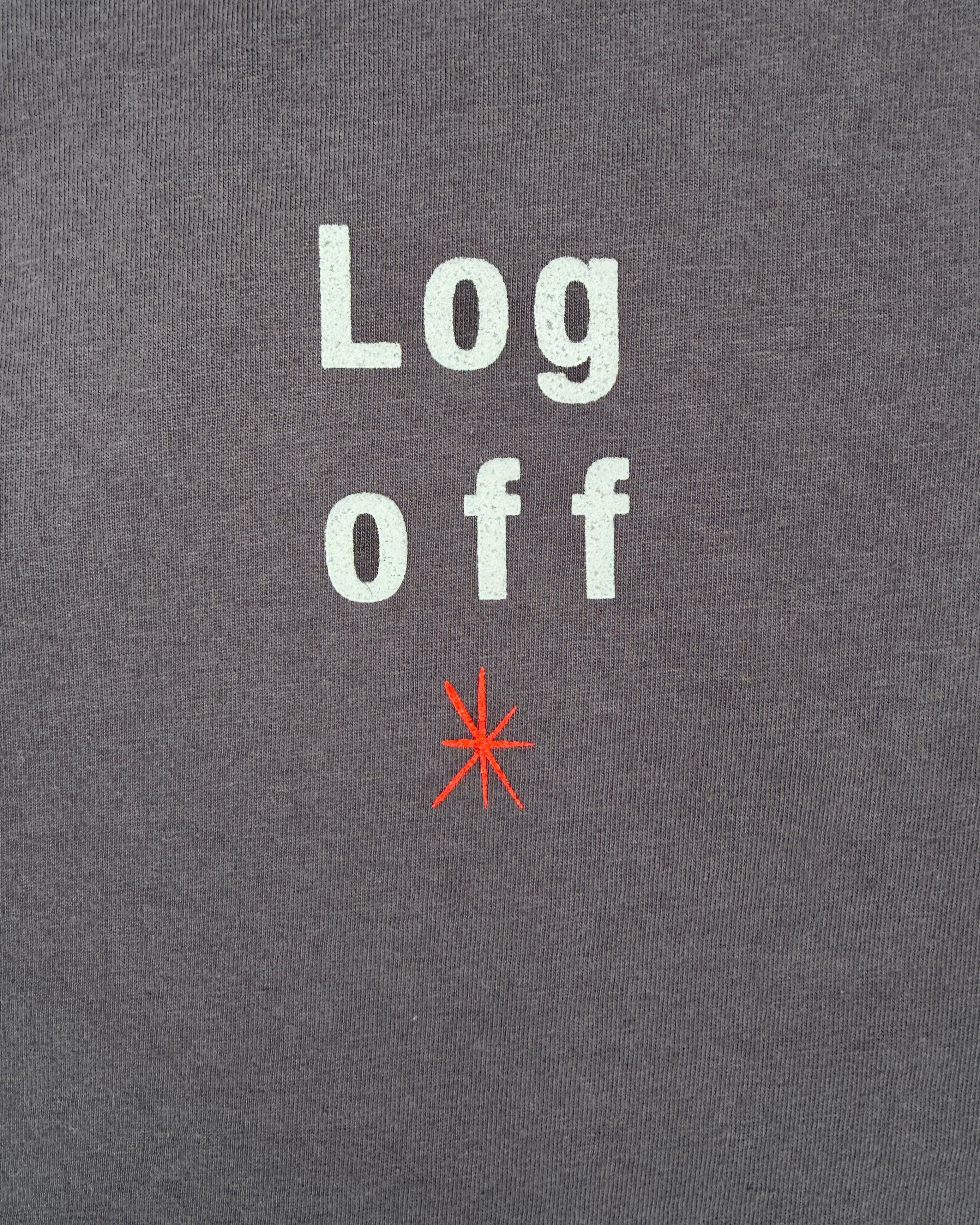 Log Off Unisex T-shirt (Unisex) - Graphite