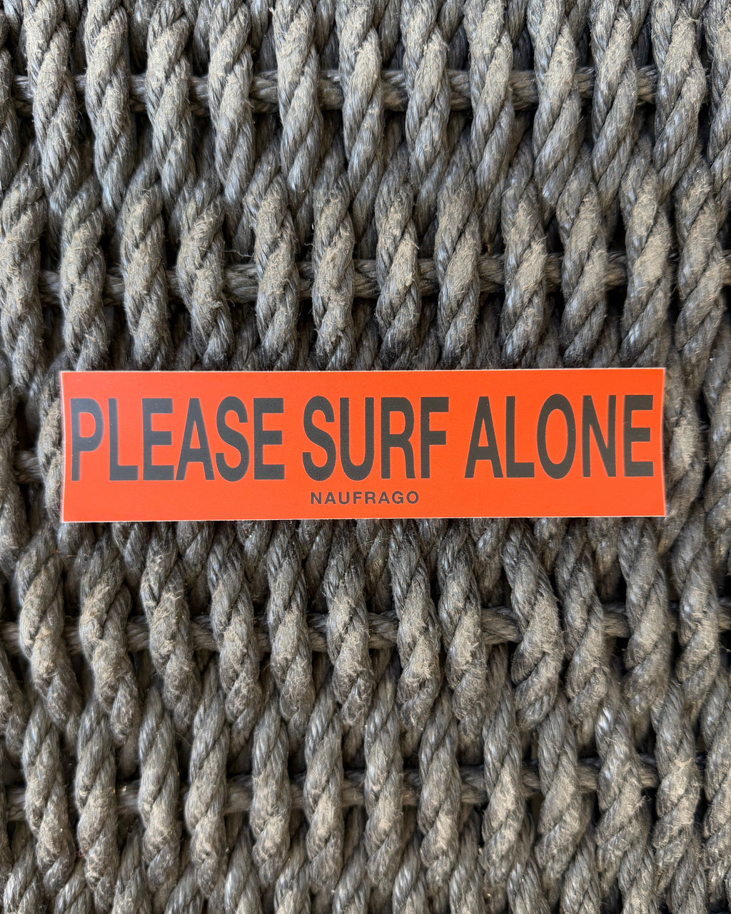 Please Surf Alone Sticker