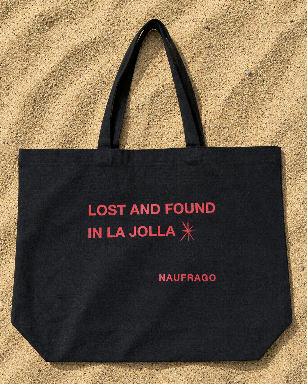 Lost and Found in La Jolla Tote - Black