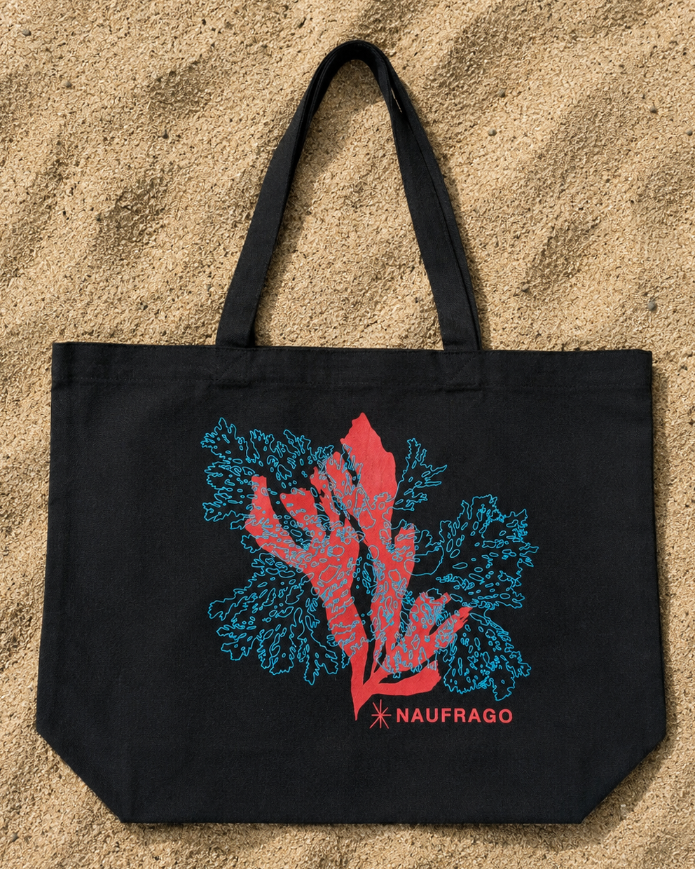 Sea Forms I Tote - Black